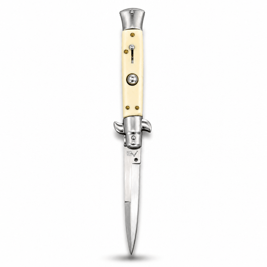 Cuțit automat Stiletto de 22 cm – oțel inoxidabil 440