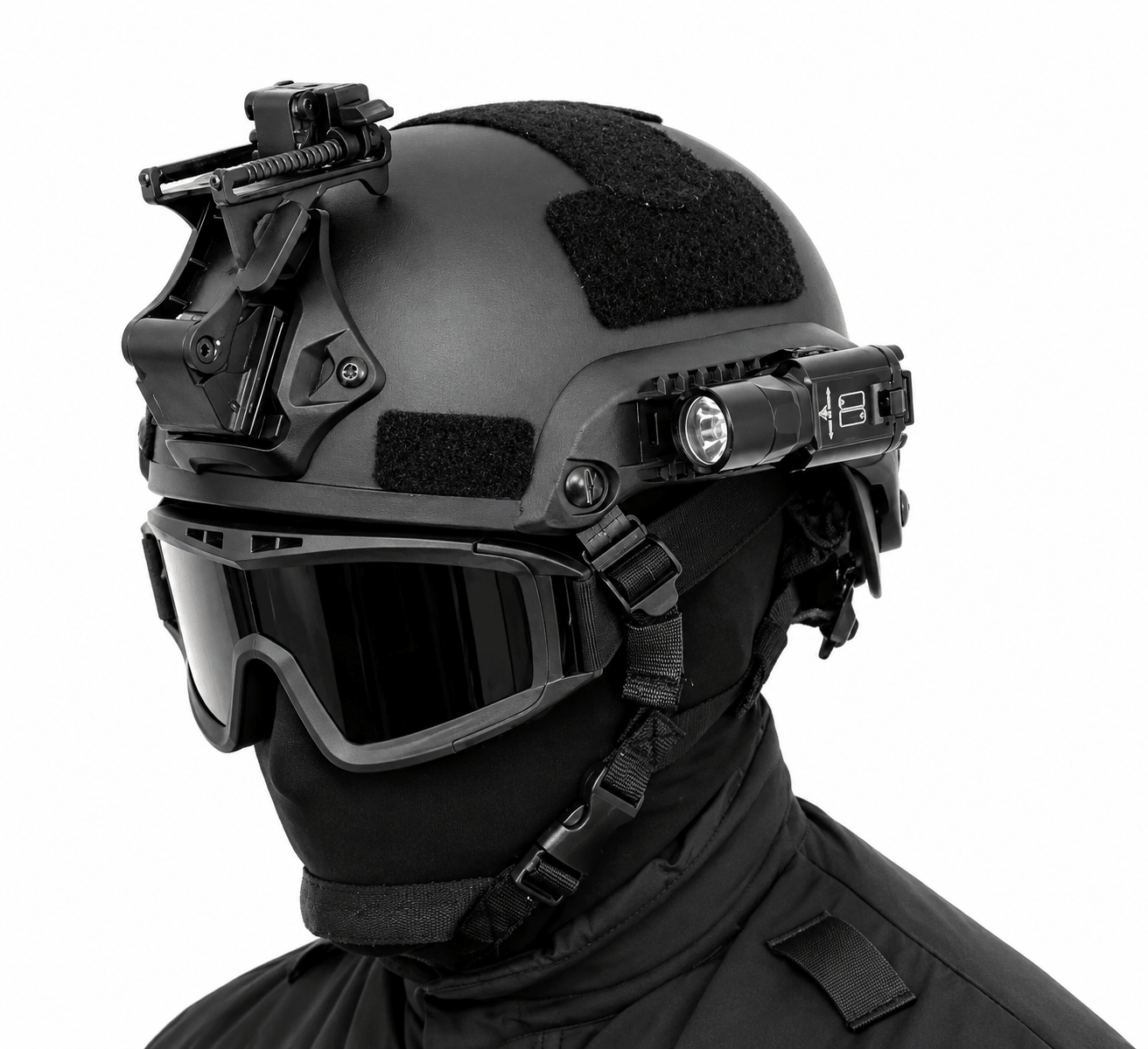 Κράνος Airsoft MICH High-Cut με βάση NVG και ράγες