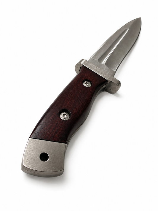 Cuțit outdoor BUCK mahon cu teacă din piele