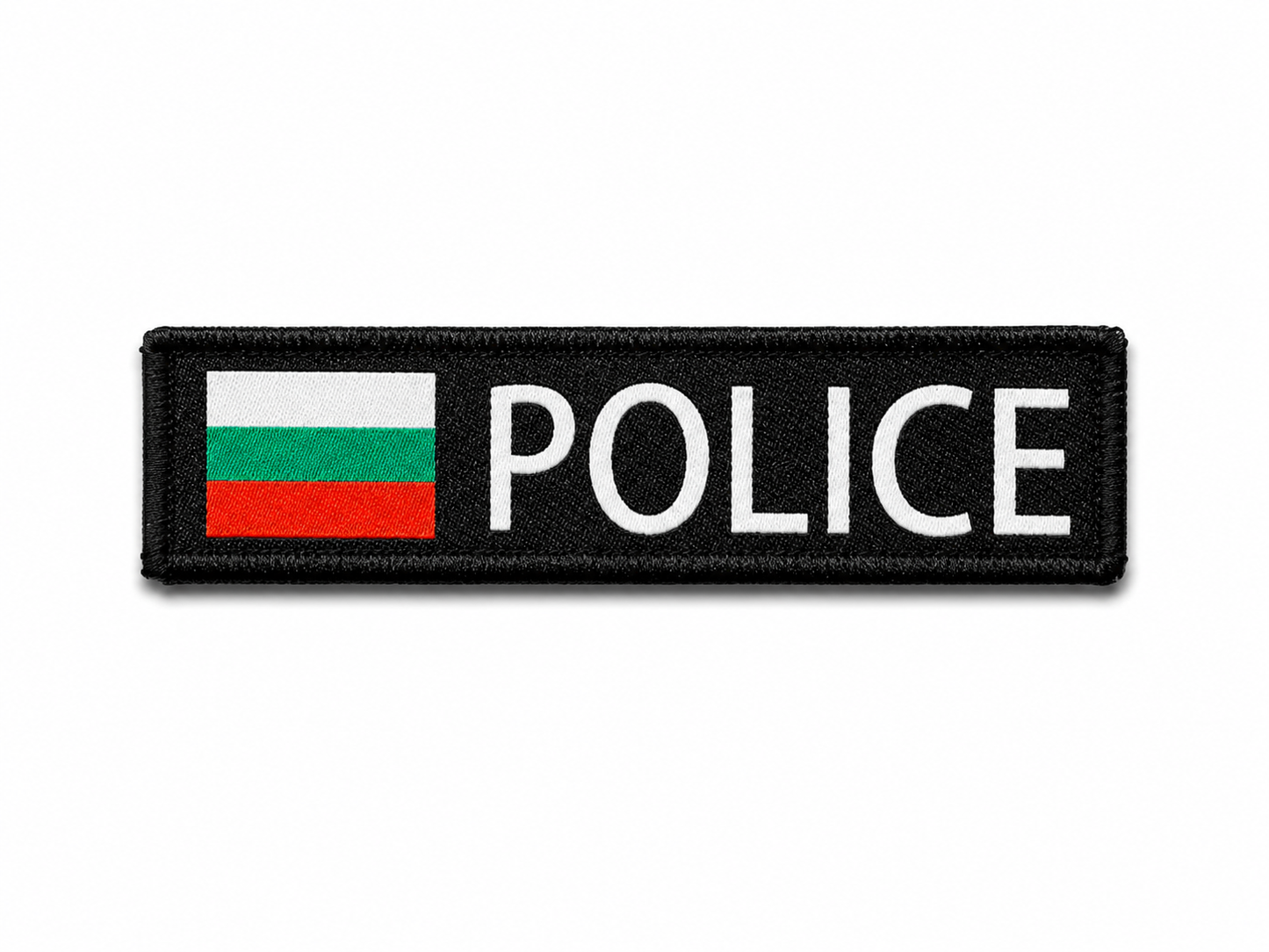 Nášivka POLICE 10x2.5 cm s velkro zadní stranou