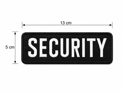 Ετικέτα SECURITY 13x5 εκ. με βέλκρο πίσω μέρος