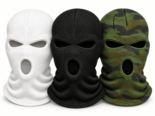 Плетена балаклава с 3 отвора BlackAirsoft TRIAD