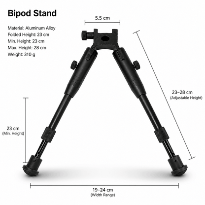 Bipod tactic BlackAirsoft EagleForce Tactical Bipod