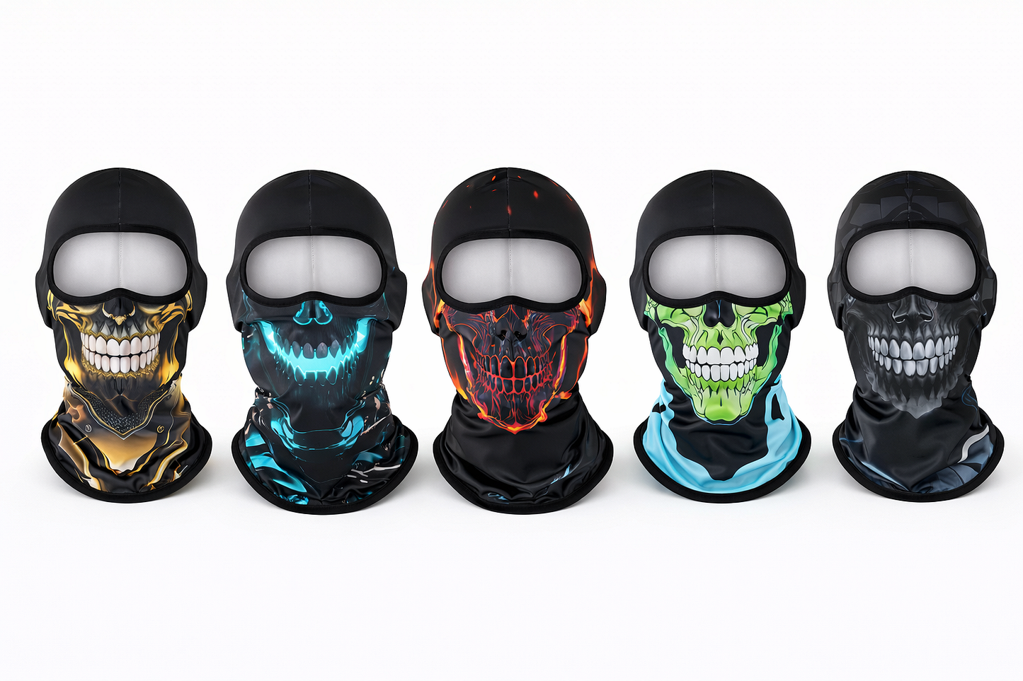 Cagoule SkullCore™ – masque facial avec crâne