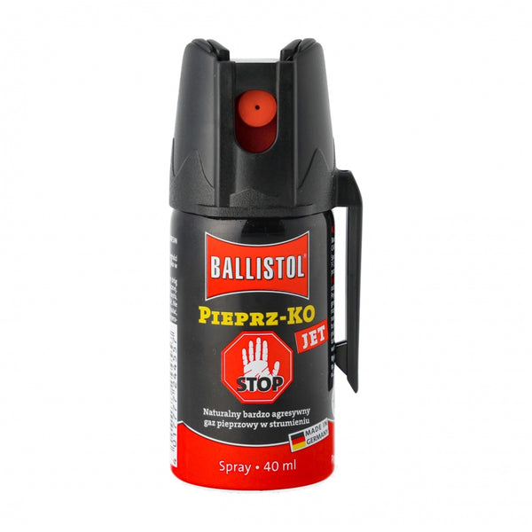 Ballistol Pfeffer-KO Jet 40ml paprika spray - sugár