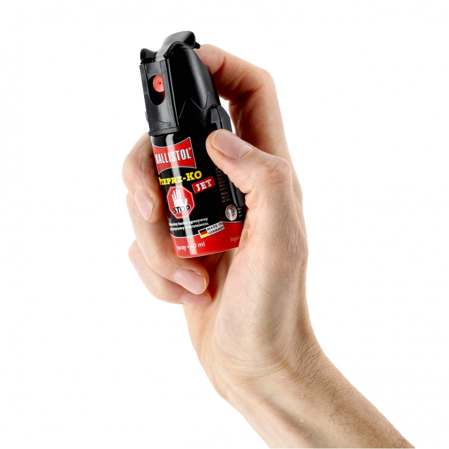 Ballistol Pfeffer-KO Jet 40ml paprika spray - sugár