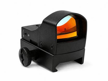 Taktický rychloměr Red Dot s dvojitou jasností Black Airsoft - s laserovým zaměřovačem