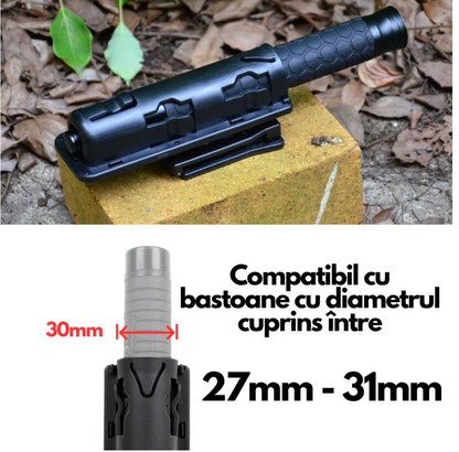 BlackAirsoft BASTHO polimer tok teleszkópos bot részére - 360°-ban forgatható