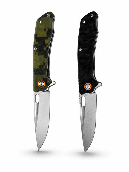 BlackAirsoft Ember Core D2 G10 összecsukható kés