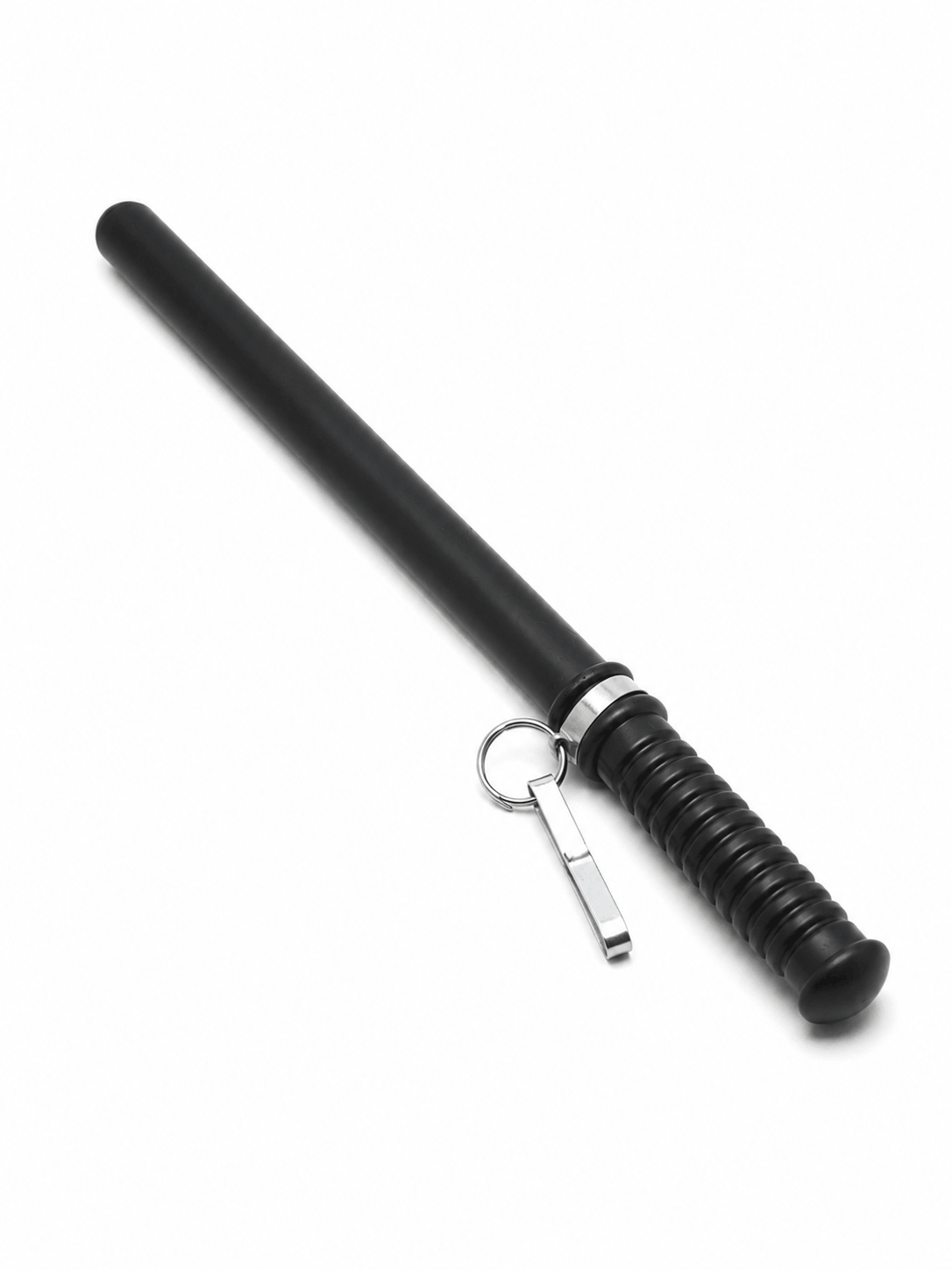 Gummierter Schlagstock 49 cm Black Airsoft Guardian Baton