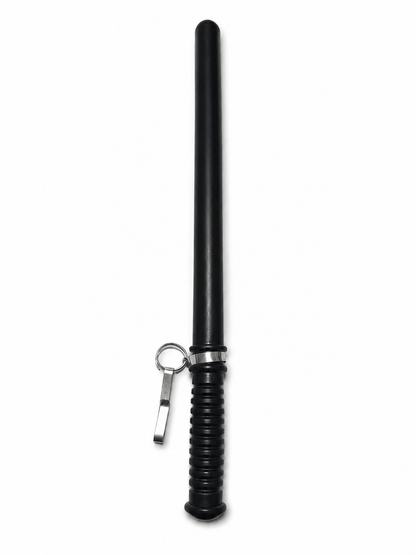 Gummierter Schlagstock 49 cm Black Airsoft Guardian Baton