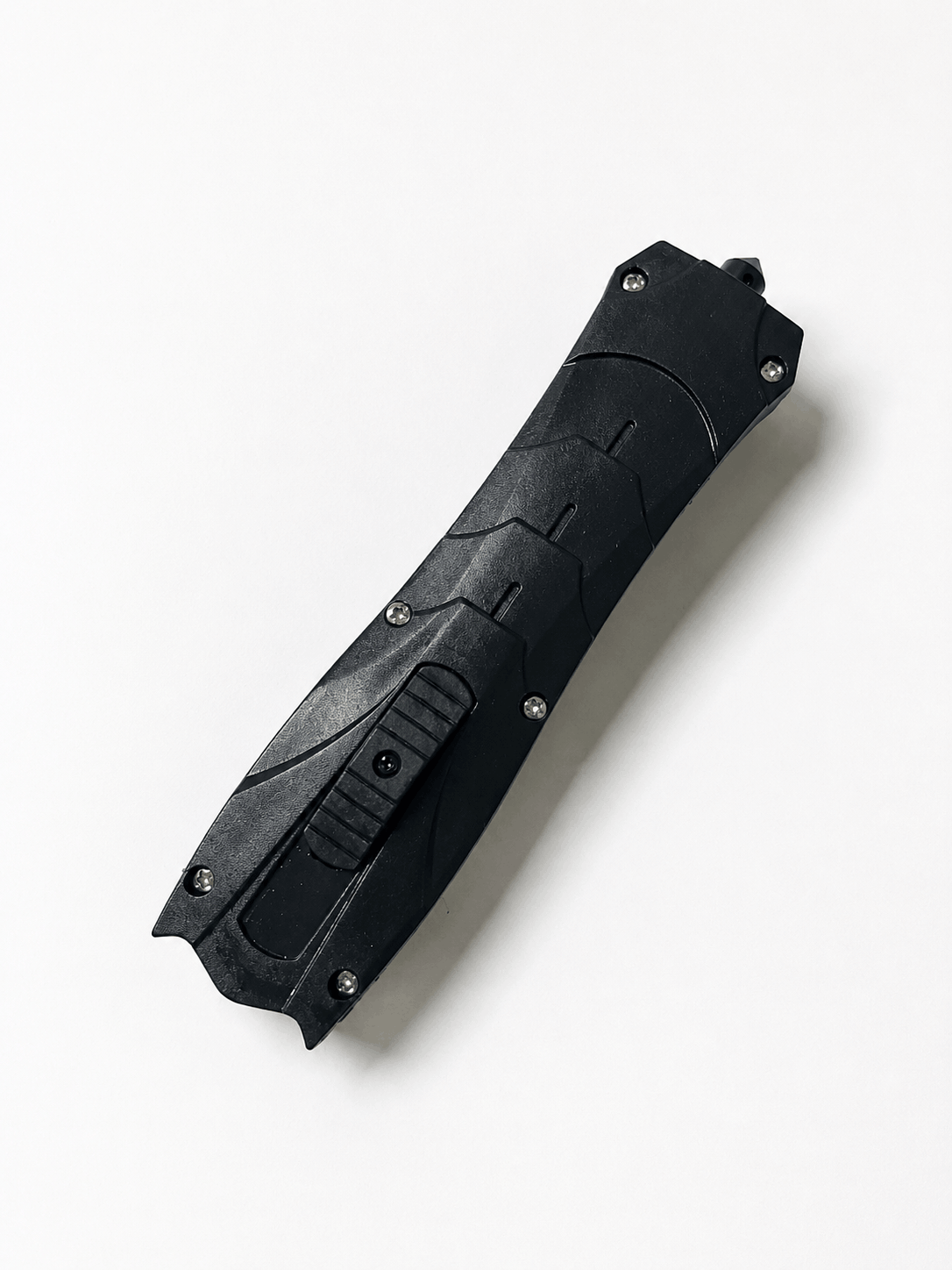 Couteau automatique Black Airsoft Inferno OTF à lame jaillissante