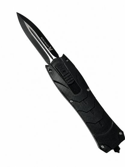 Couteau automatique Black Airsoft Inferno OTF à lame jaillissante