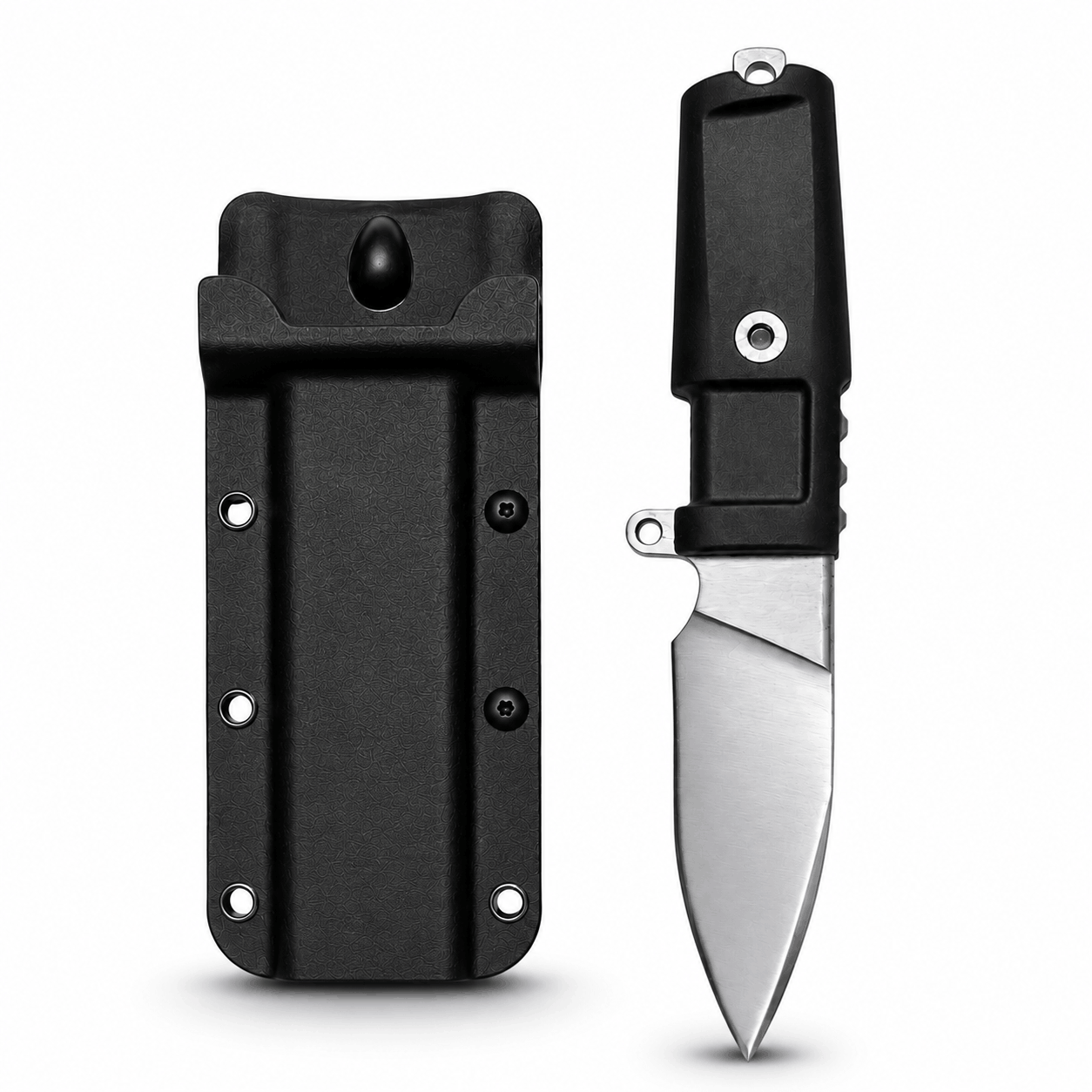 Taktisches Messer BlackAirsoft Raven mit Scheide