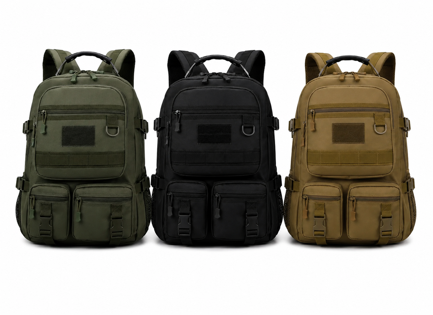 Black Airsoft taktikai hátizsák 35L 600D