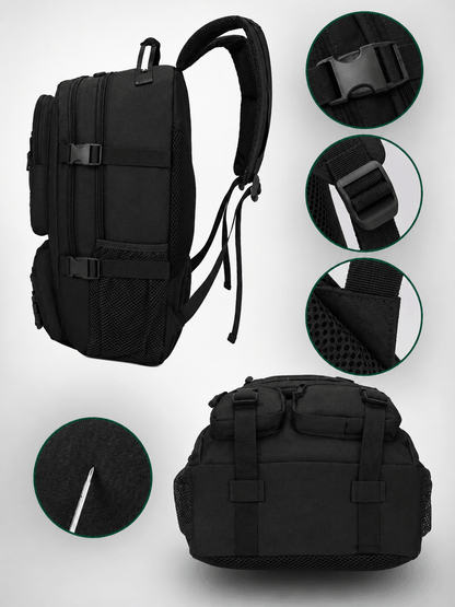 Black Airsoft taktikai hátizsák 35L 600D