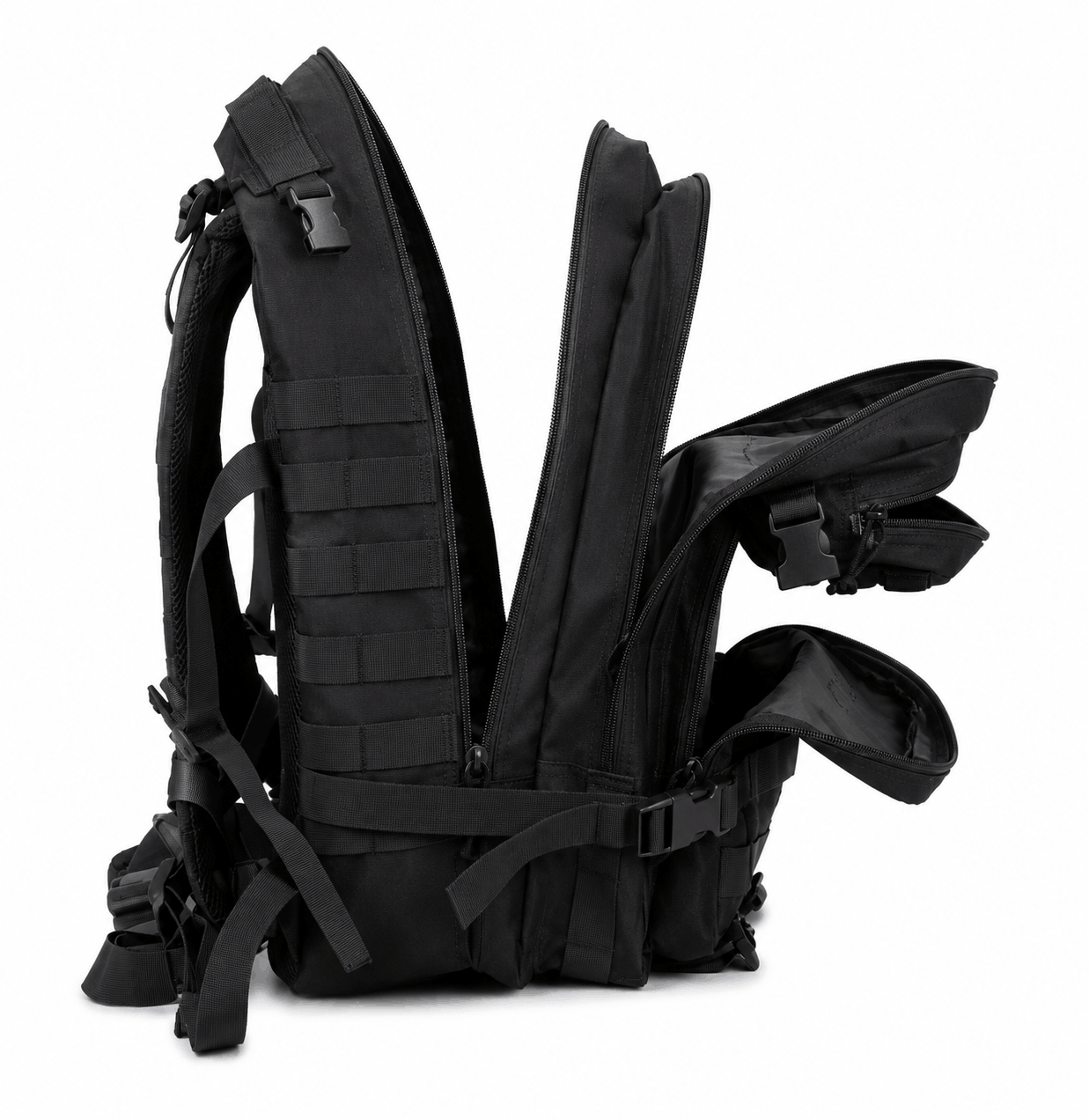 Black Airsoft taktikai hátizsák 35L 600D