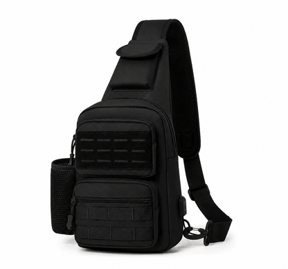 Sac bandoulière tactique Black Airsoft Tactical Sling Bag