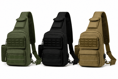 Sac bandoulière tactique Black Airsoft Tactical Sling Bag