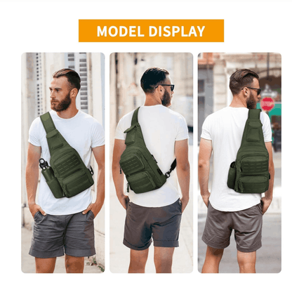 Sac bandoulière tactique Black Airsoft Tactical Sling Bag
