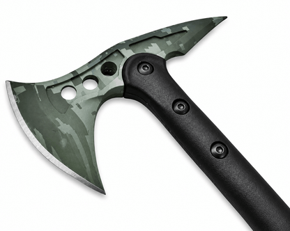 Topor tactic de camping Spear Point Axe 15 Inch cu husă