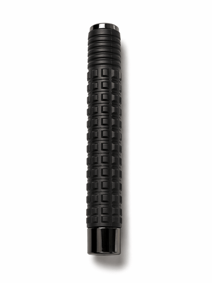 Baston telescopic din oțel Black Airsoft TITAN 52 cm cu husă – Crom