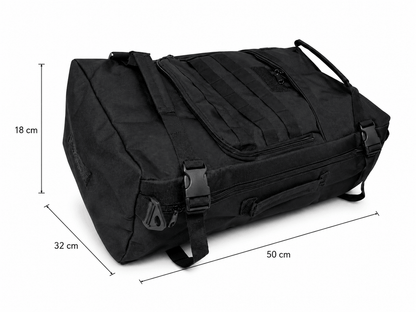 Sac tactique et sac à dos 2-en-1 BlackAirsoft TRANSFORM 50L