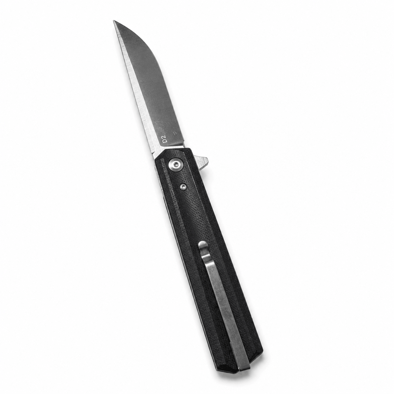 Couteau pliant BlackAirsoft Vertex, acier D2 et manche en G10