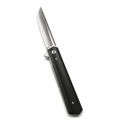 Couteau pliant BlackAirsoft Vertex, acier D2 et manche en G10