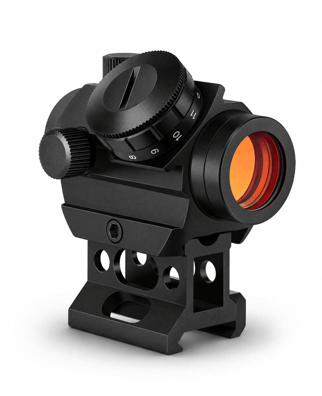 BlackAirsoft FALCON 2MOA 1x25 mm kollimátoros irányzék (red dot) 11 fényerősségi fokozattal