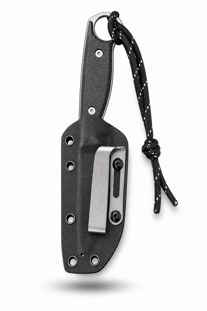 Συμπαγές τακτικό μαχαίρι BlackAirsoft HUNTER MINI D2 με θήκη KYDEX και λαβή G10