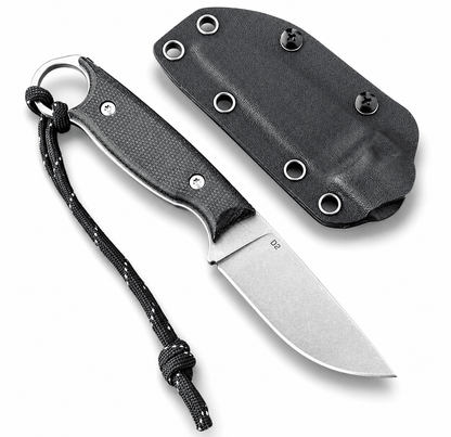 Συμπαγές τακτικό μαχαίρι BlackAirsoft HUNTER MINI D2 με θήκη KYDEX και λαβή G10