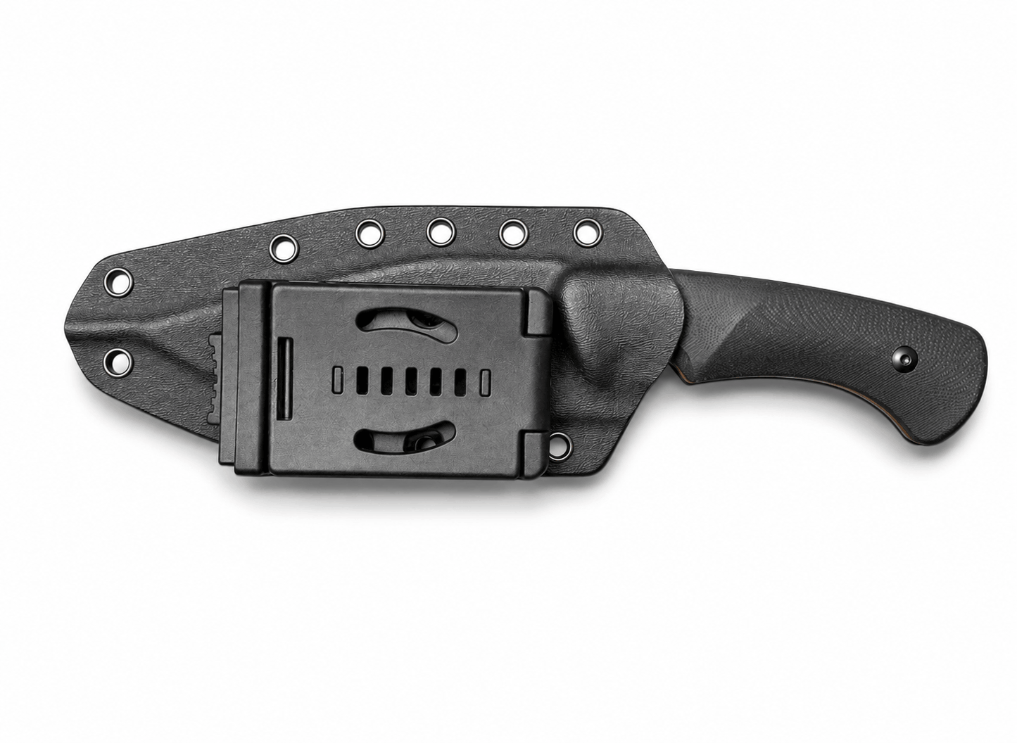 Taktisches Messer BlackAirsoft HUNTER D2 mit KYDEX-Scheide und G10 Griff – 24 cm