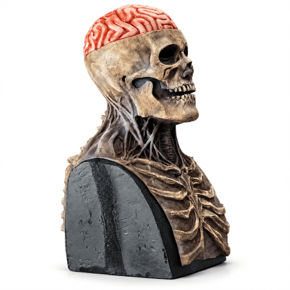 Mască de Halloween cu craniu și creier expus BlackAirsoft NECRO