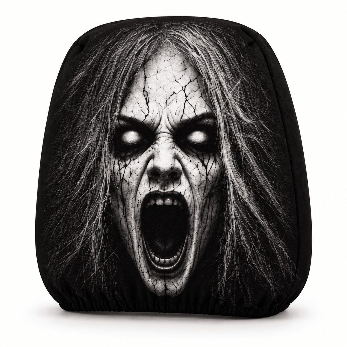 Husă pentru tetieră auto BlackAirsoft NIGHTMARE cu imprimeu horror
