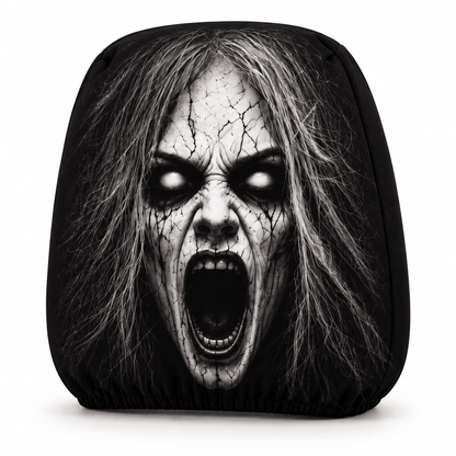 Husă pentru tetieră auto BlackAirsoft NIGHTMARE cu imprimeu horror