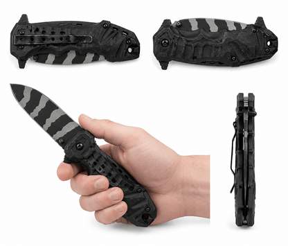 Πτυσσόμενο μαχαίρι Browning Black Zebra