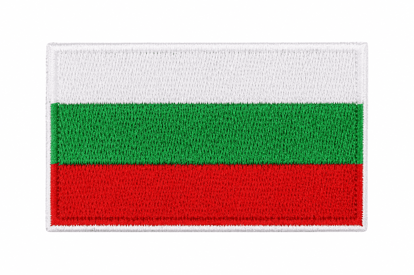 Emblema steagul Bulgariei 6.3x3.8 cm – termoadezivă fără velcro