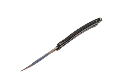 Butterfly-Messer mit farbiger Klinge und Aluminiumgriff