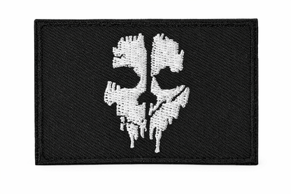Call Of Duty Ghosts Logan Walker nášivka, suchý zip – taktická nášivka s lebkou