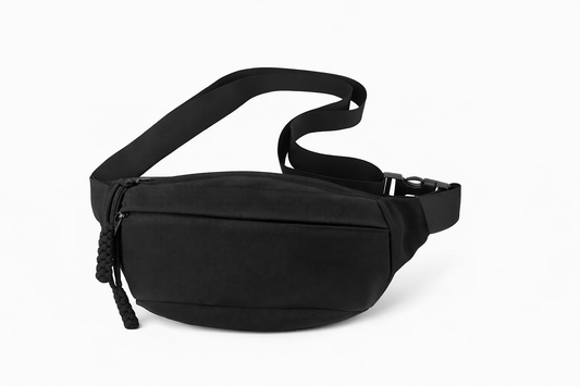 Geantă de talie cu fermoar discret EDC – geantă minimalistă pentru purtare zilnică