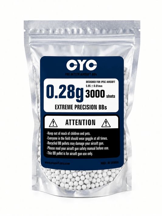 Bile airsoft CYC 0.28g Precision BBs 3000 bucăți