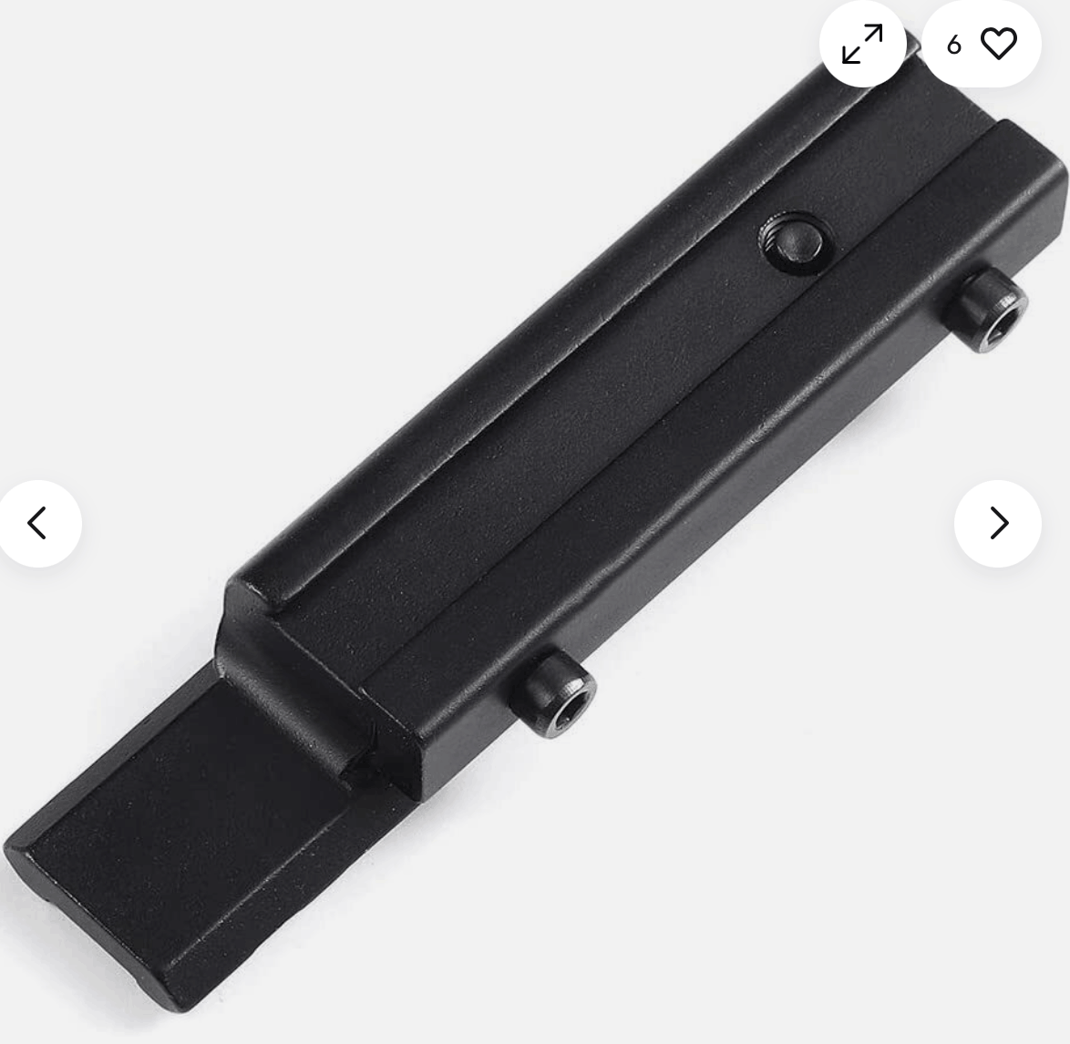 BlackAirsoft Enforose adapter za montažu optike s 11 mm na 21 mm Weaver/Picatinny – 9 utora, niski profil