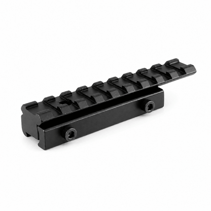 BlackAirsoft Enforose adapter za montažu optike s 11 mm na 21 mm Weaver/Picatinny – 9 utora, niski profil