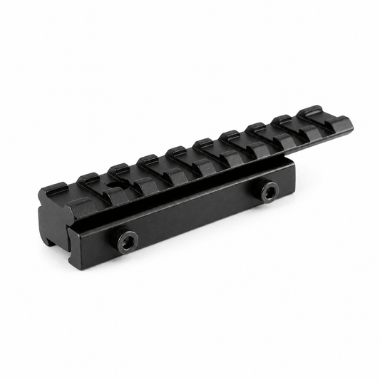 Adaptor BlackAirsoft Enforose de la 11 mm la 21 mm Weaver/Picatinny pentru montarea opticii – 9 sloturi, profil redus