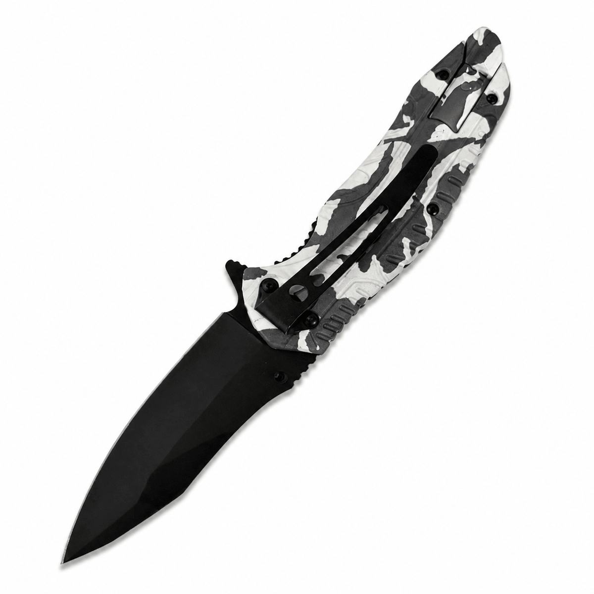 Klappmesser WILD CAMO mit Ferrocerium-Feuerstarter – 21 cm