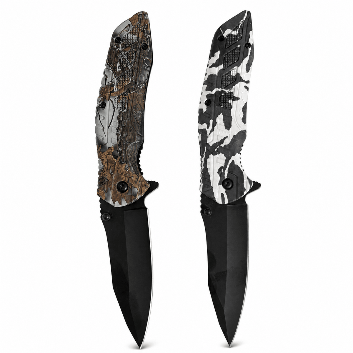 Klappmesser WILD CAMO mit Ferrocerium-Feuerstarter – 21 cm
