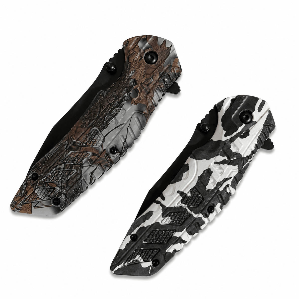 Klappmesser WILD CAMO mit Ferrocerium-Feuerstarter – 21 cm