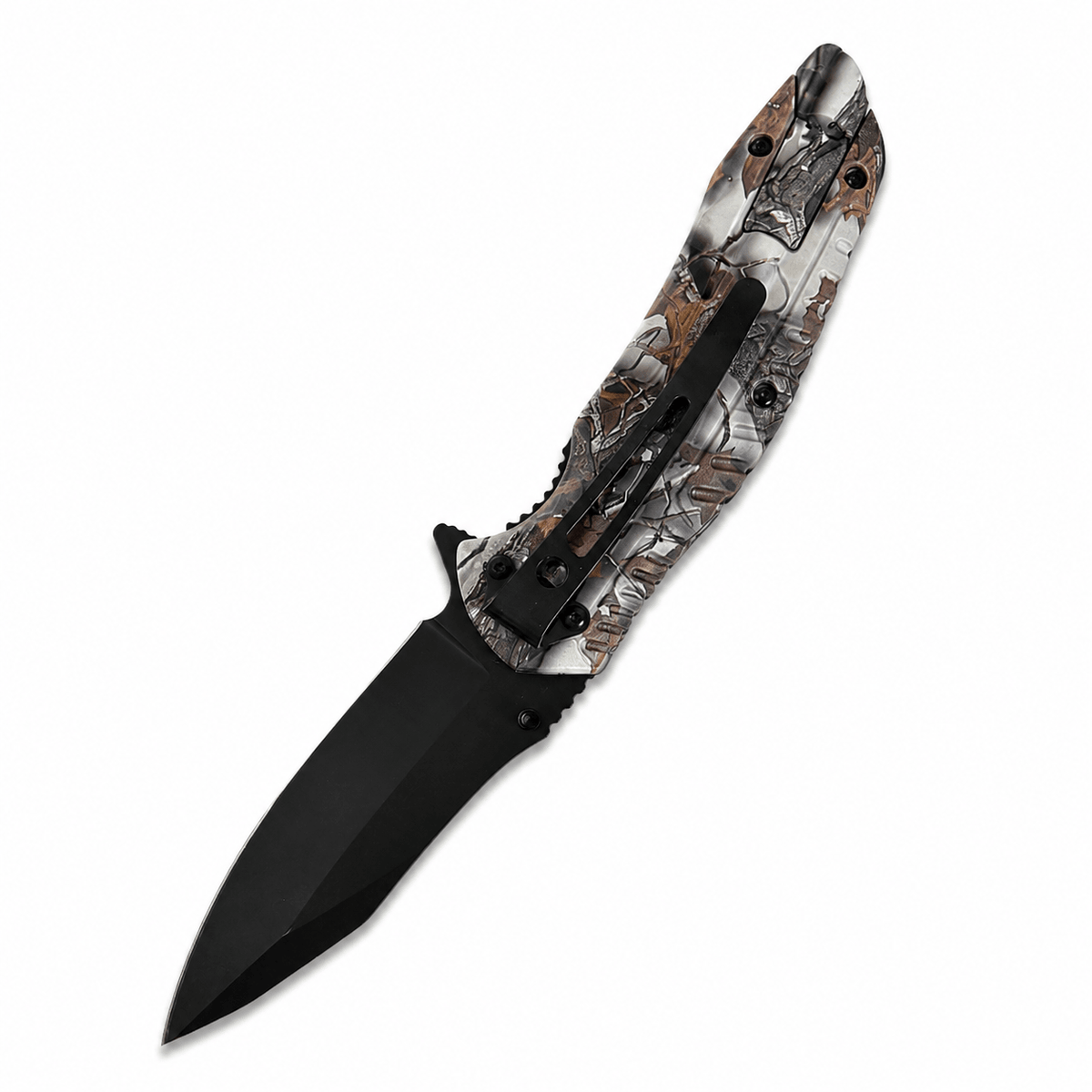 Klappmesser WILD CAMO mit Ferrocerium-Feuerstarter – 21 cm