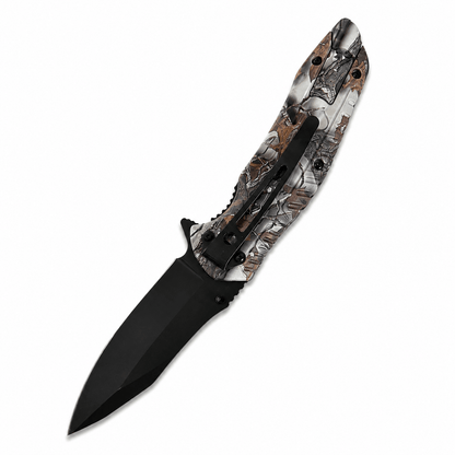Klappmesser WILD CAMO mit Ferrocerium-Feuerstarter – 21 cm